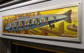 NYC subway fish art