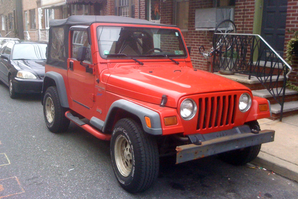 The Jeep on our block.